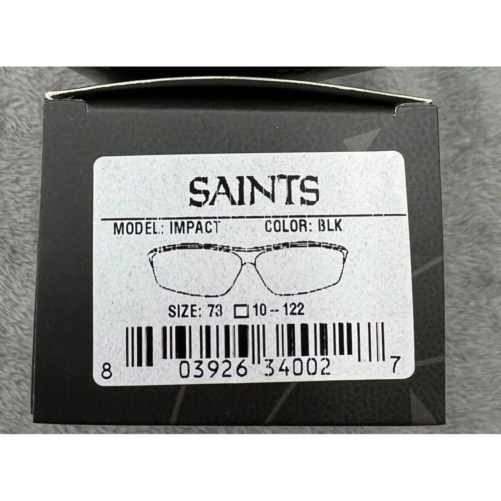 New Orleans Saints Sunglasses Polarized Impact Black with Bag NFL Official Merch